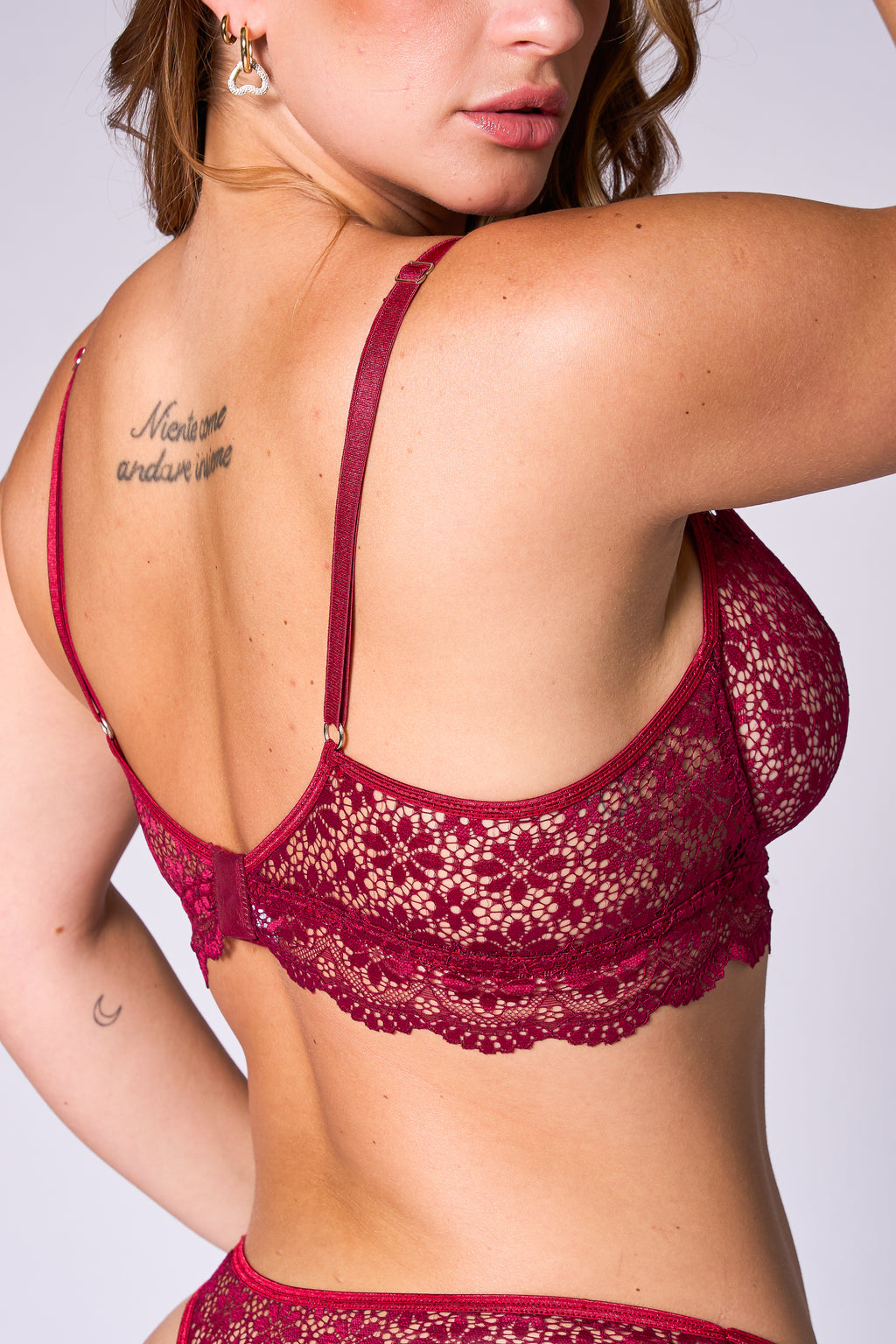 Conjunto Cherry Burdeo