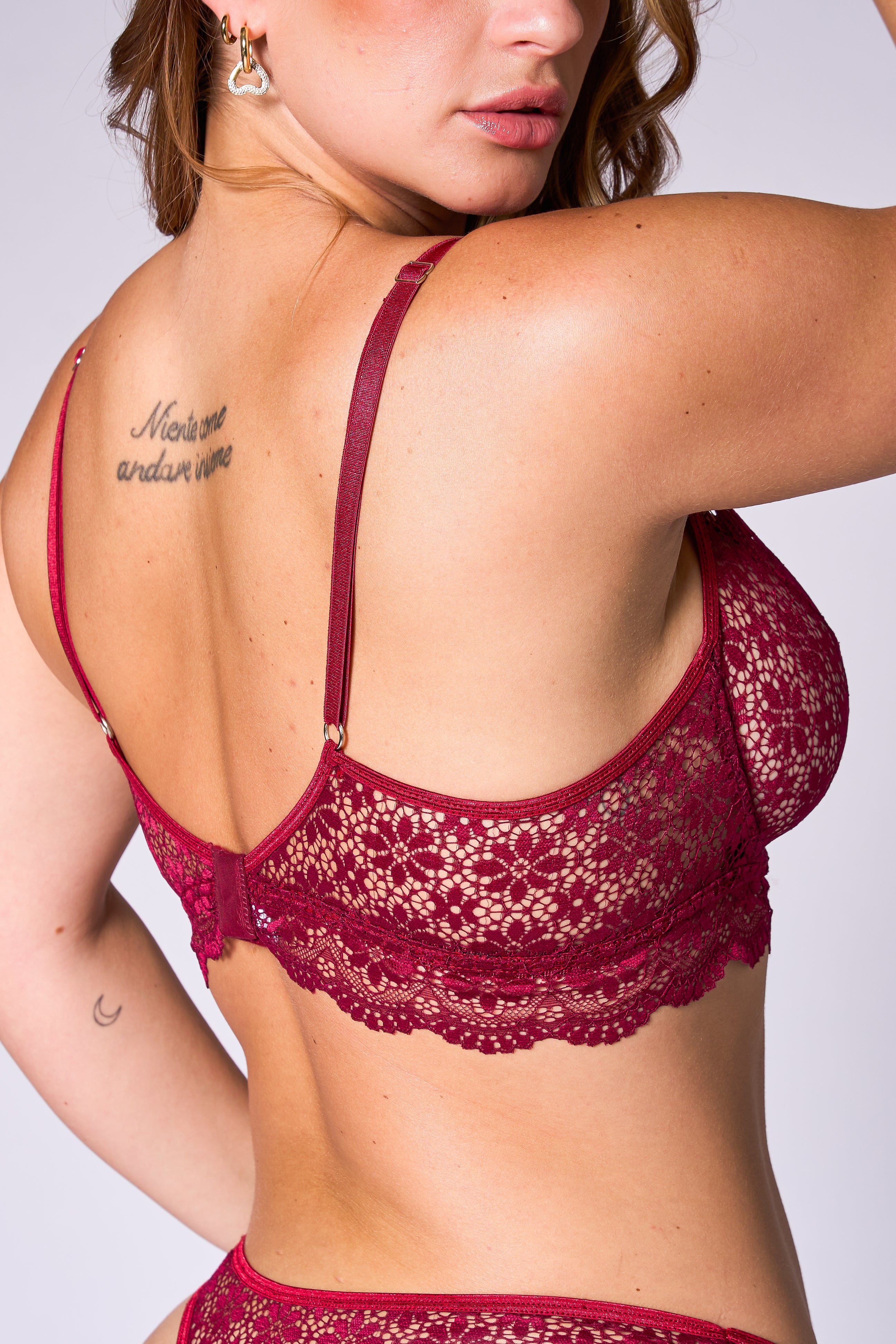 Conjunto Cherry Burdeo